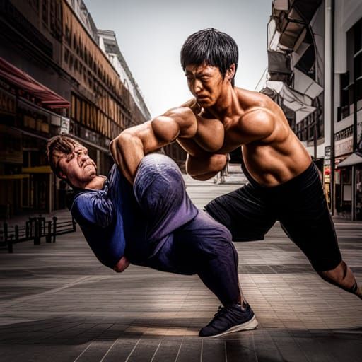 Bruce Lee vs Thanos: Hyperrealistic Showdown