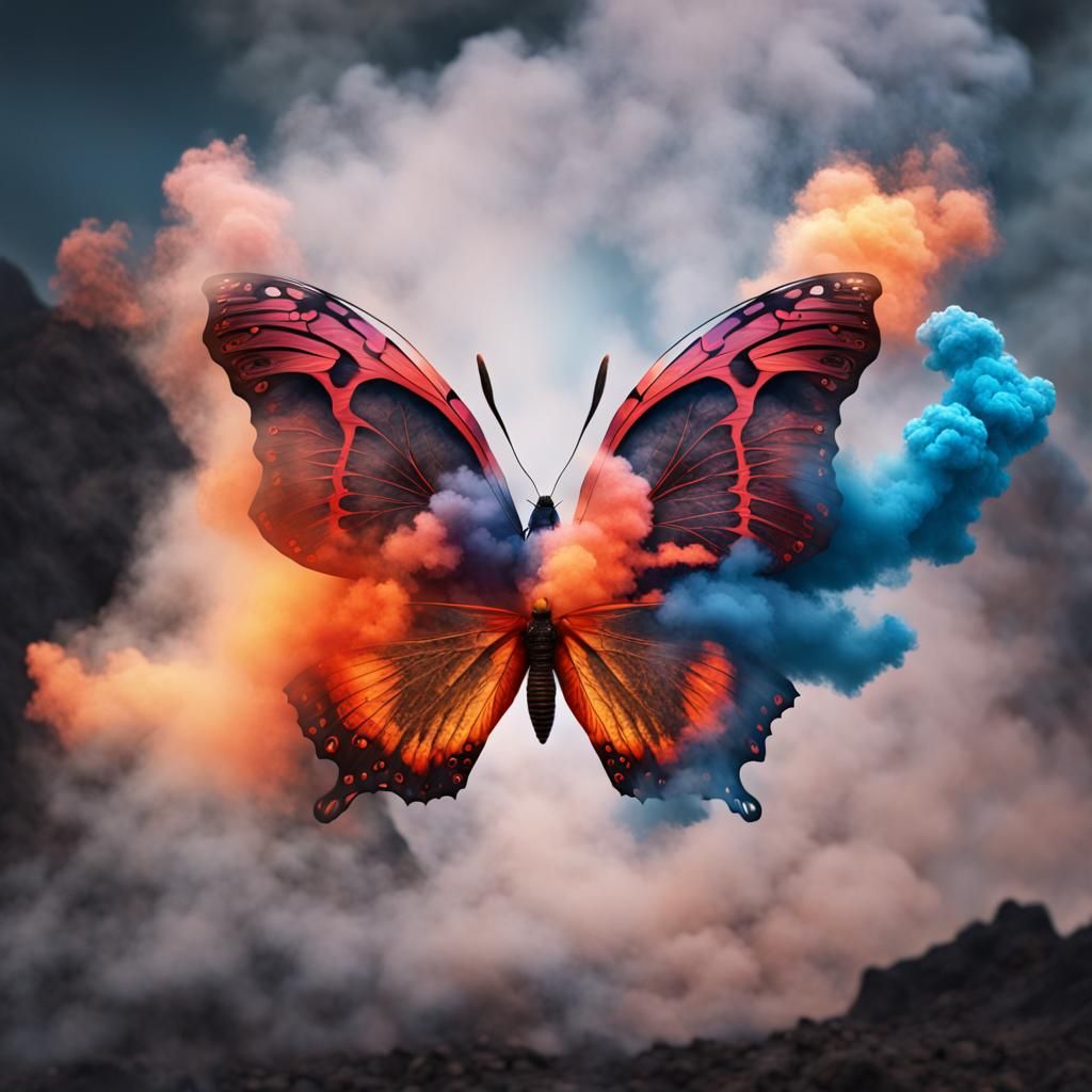 Phoenix butterfly - born from the ashes