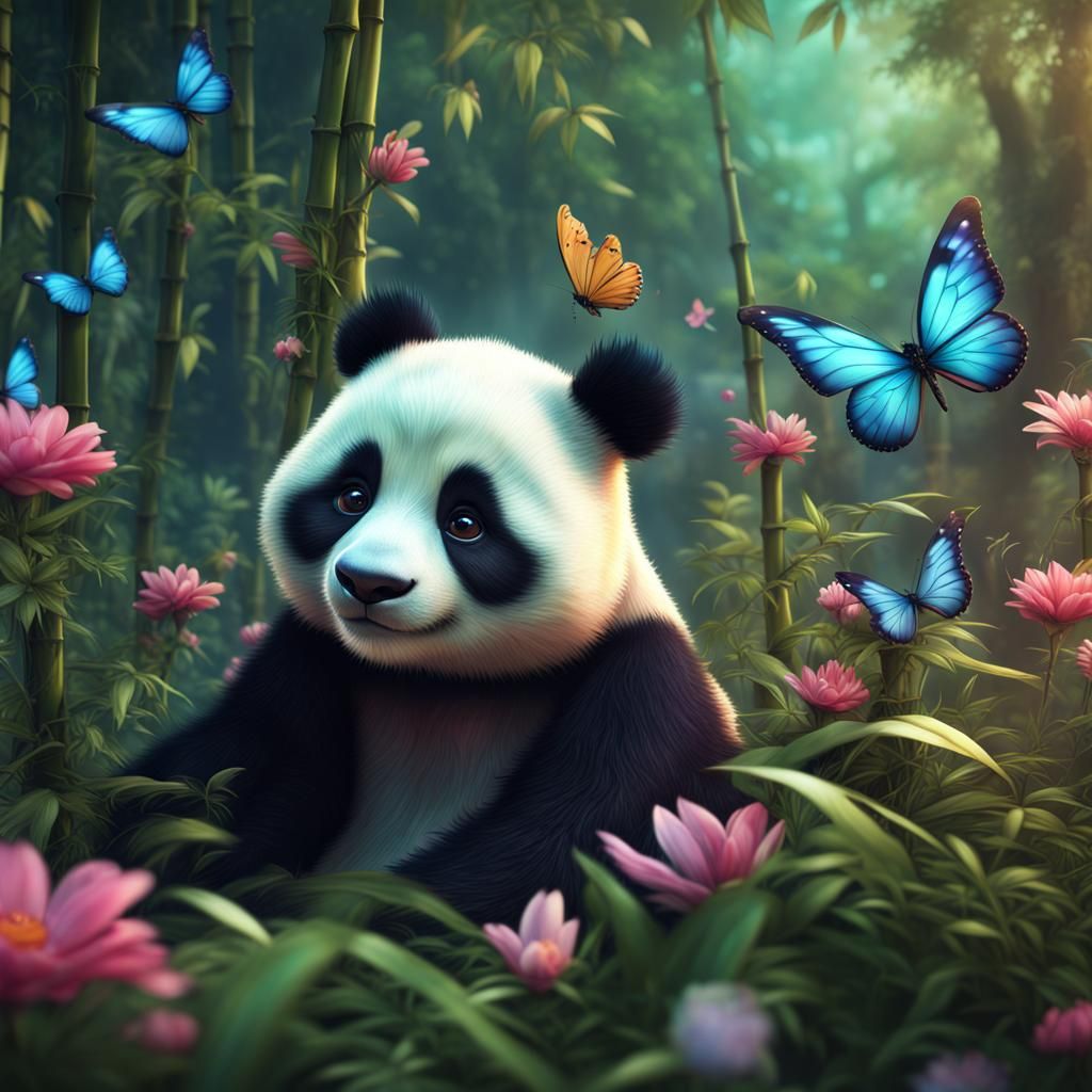 Ponkio, familiar within the sacred bamboo forest within Sereneland