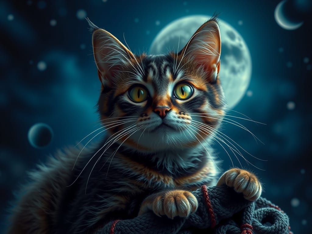 Epic Cats of August: A Digital Matte Painting