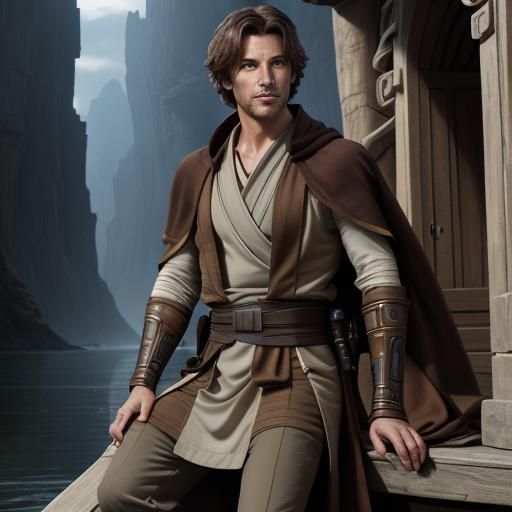 Jedi Relaxing: A Cinematic Digital Matte Painting