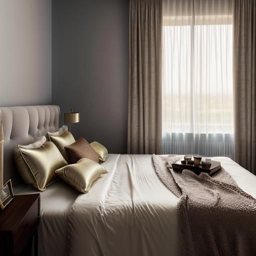 Sensual Women in Bed: Impressionistic Oil Painting