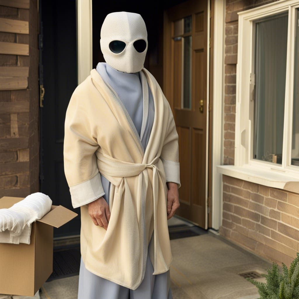 I tried to make an Invisible Man image set in the 1970s. 😂