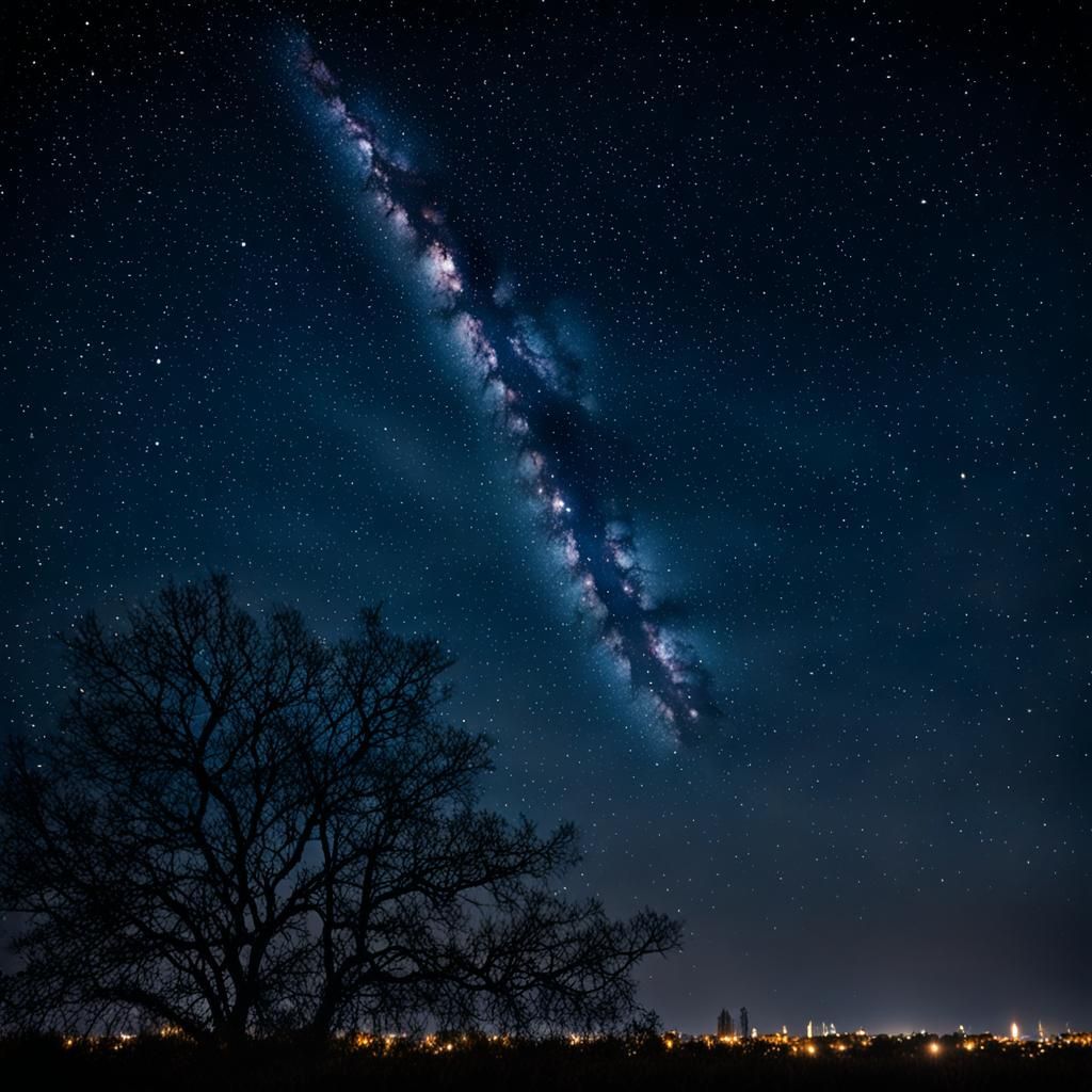 Shattered Night Sky: Professional Photography