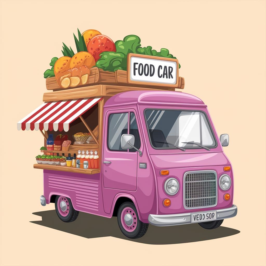 Food Car Generated by AI
