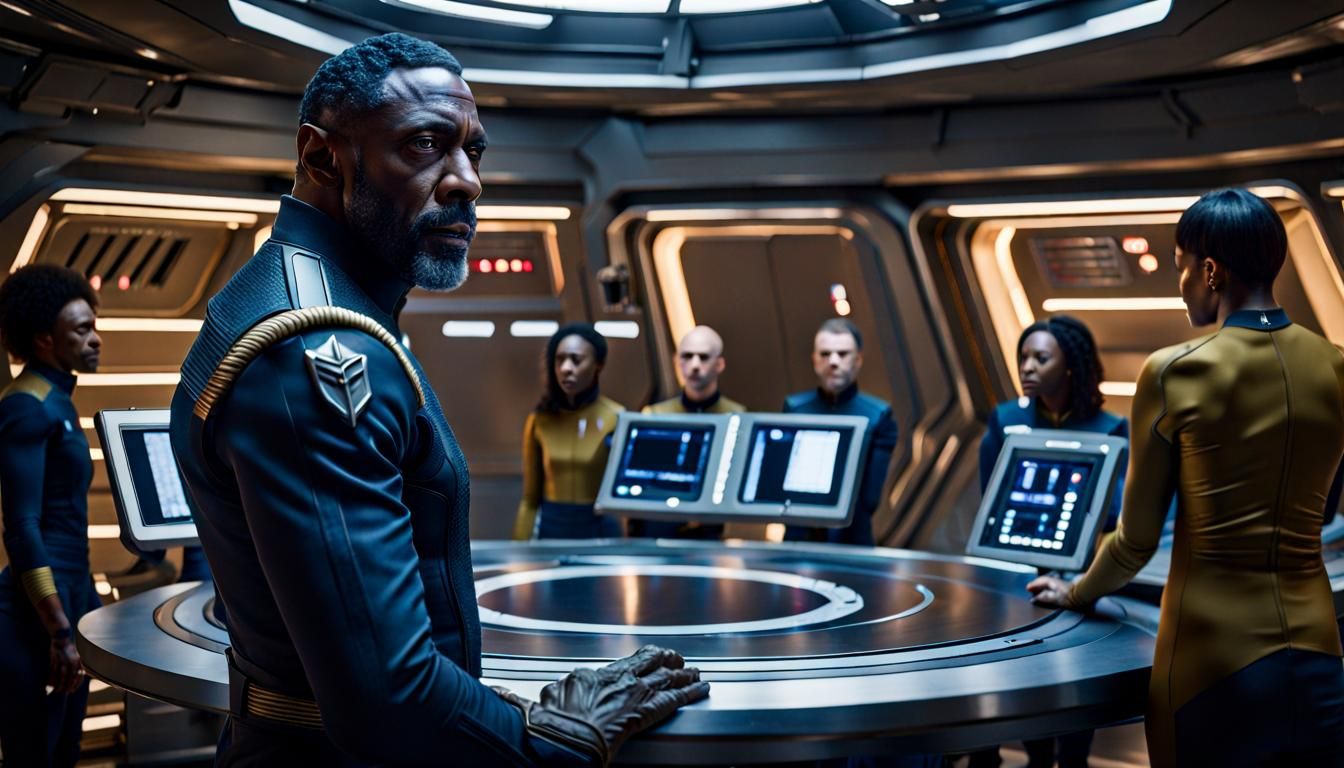Idris Elba as Star Trek Captain