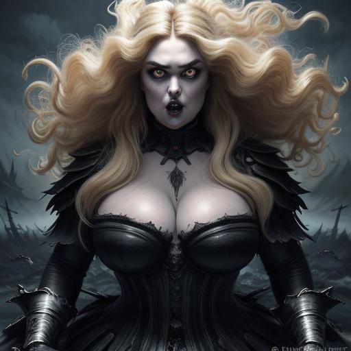 Shocked Maiden Inhaling Blackened Corruption