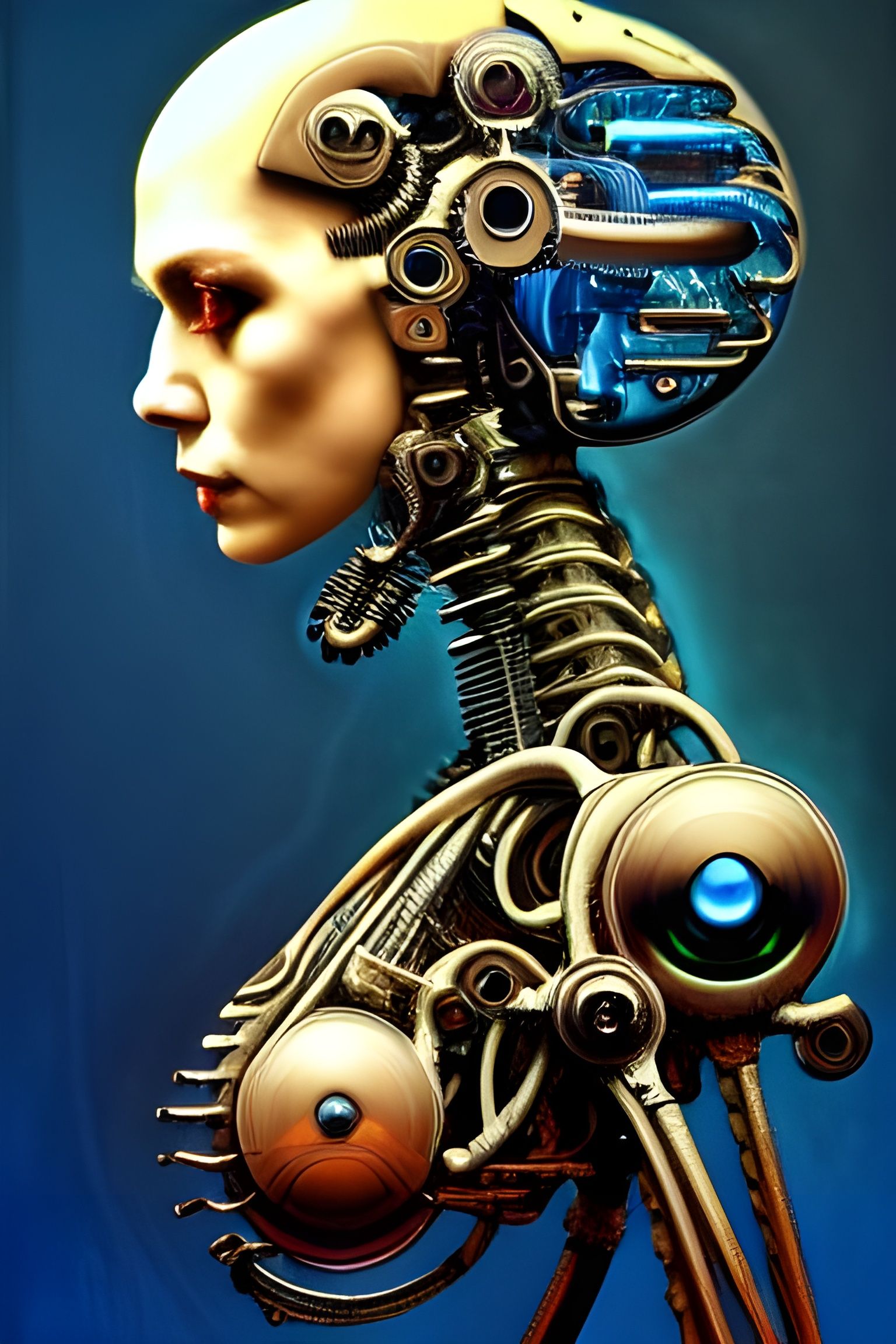 Biomechanical Belt Operator with Cybernetic Implants