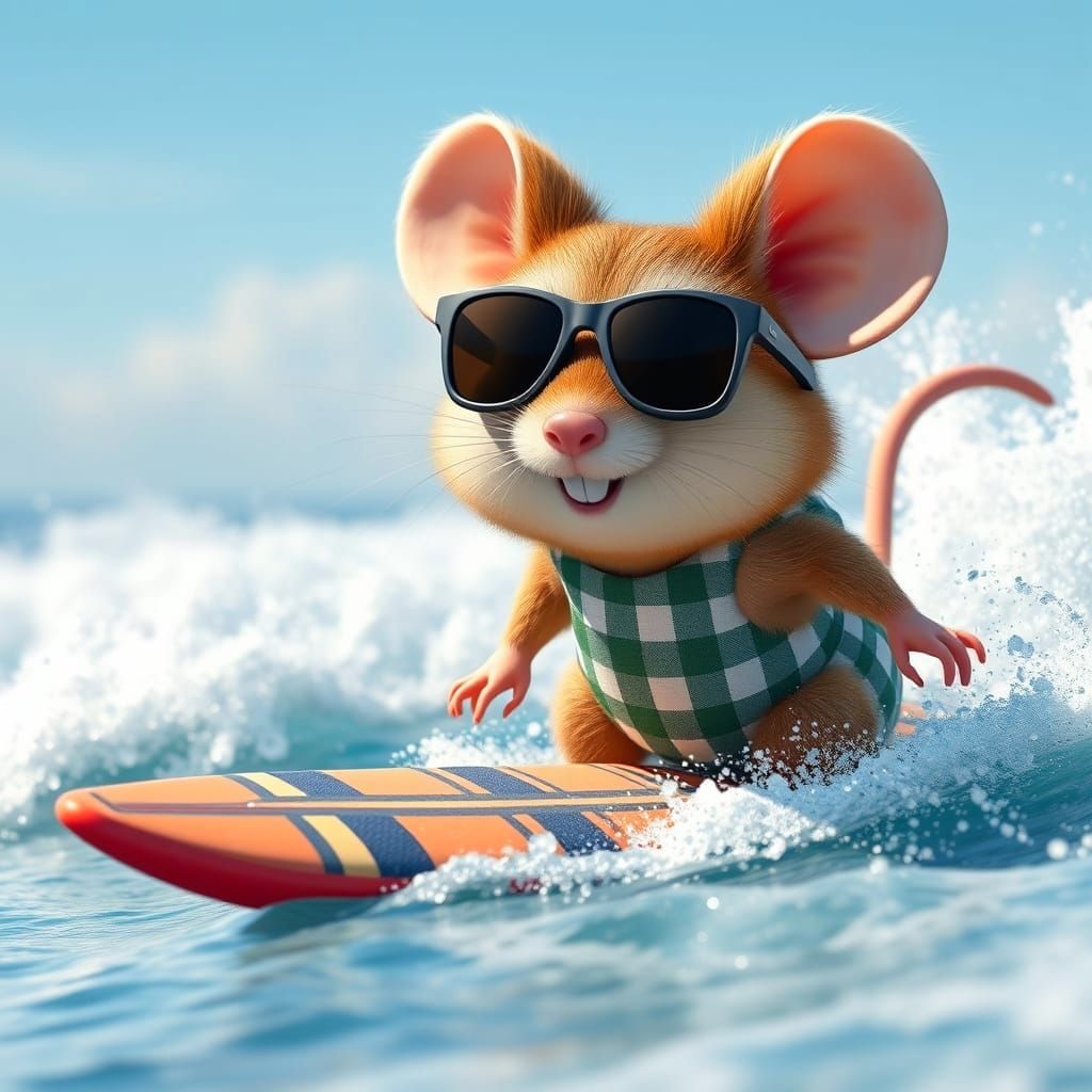 The little surfer