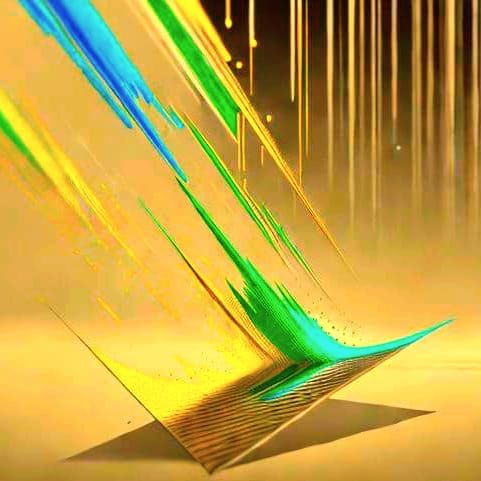 Colorful Julia Fractal in Synthwave Style