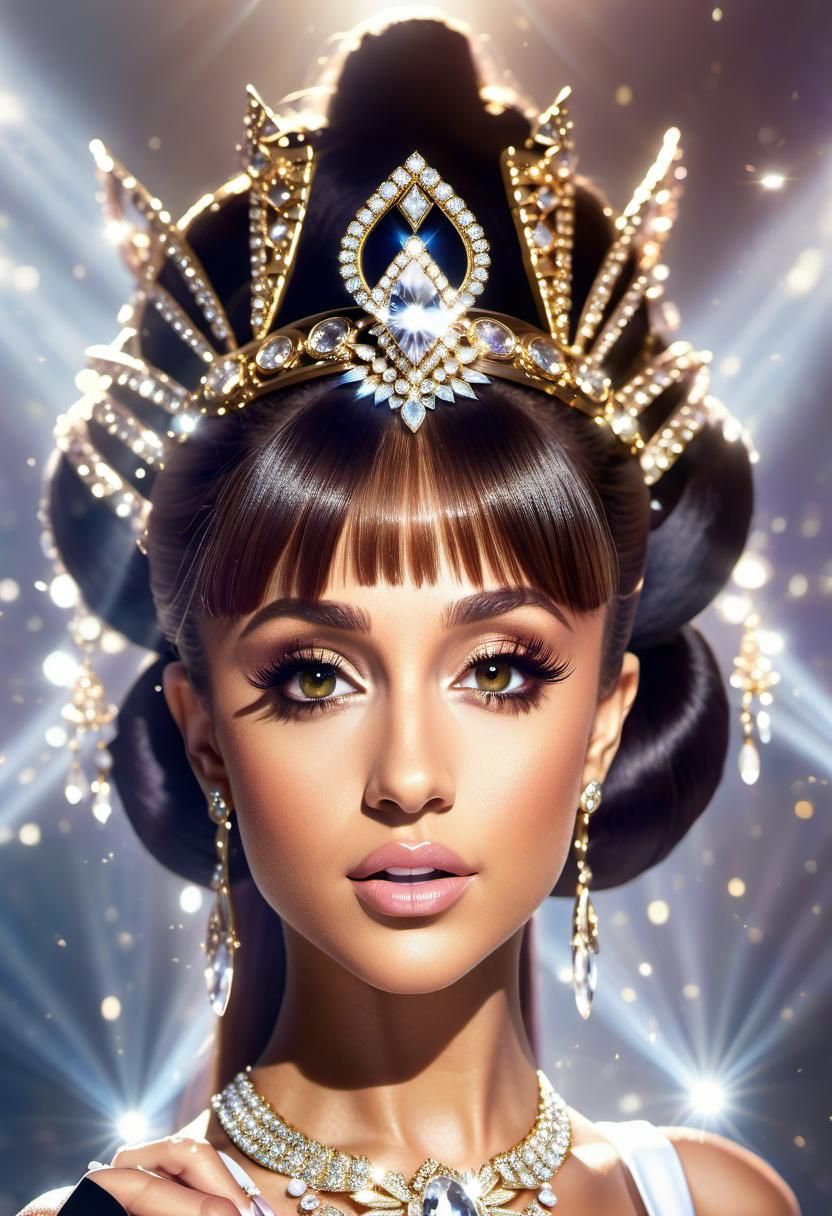 Jeweled Warrior Queen in a Fantasy Setting