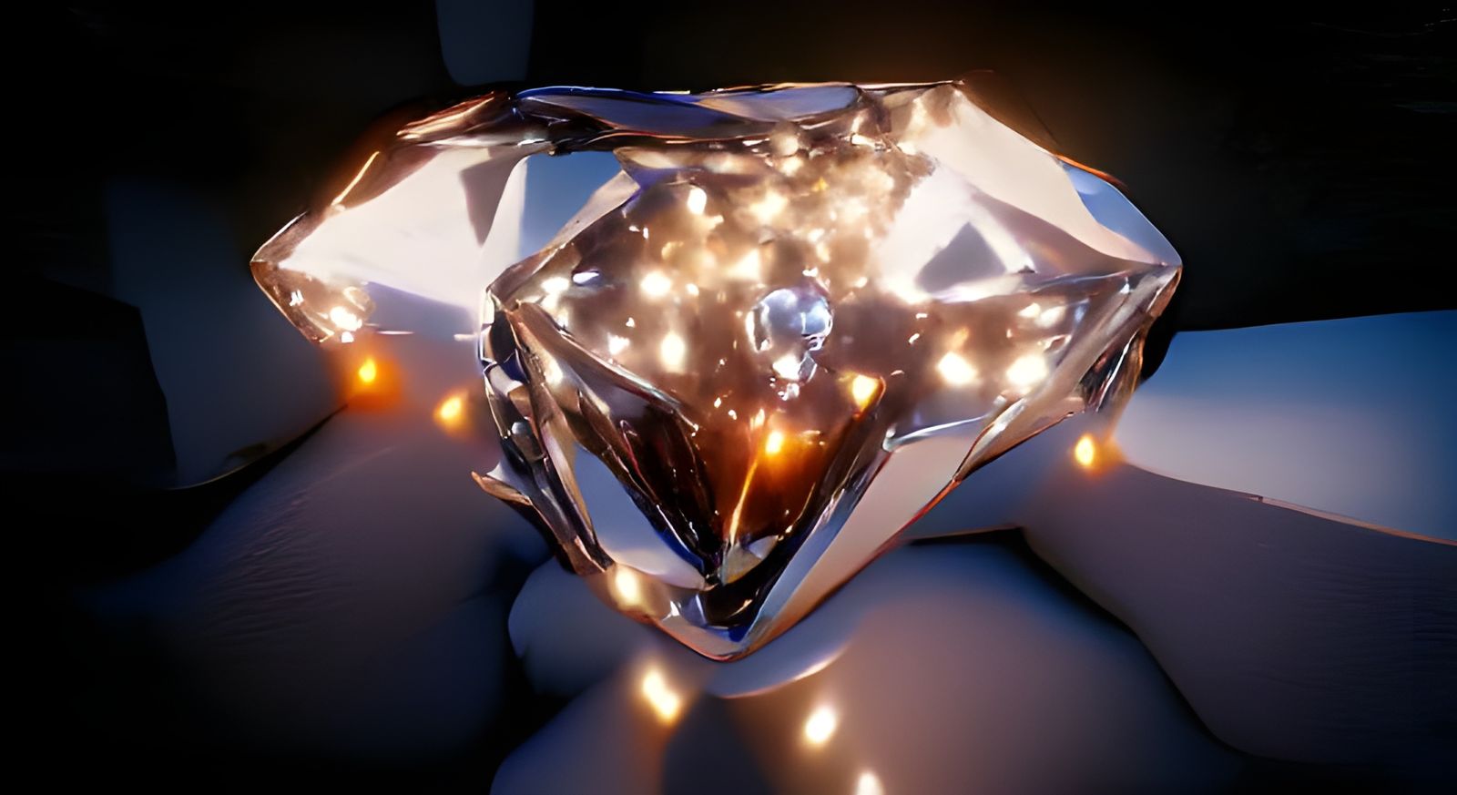 Brilliant Diamond Rendered in Unreal Engine