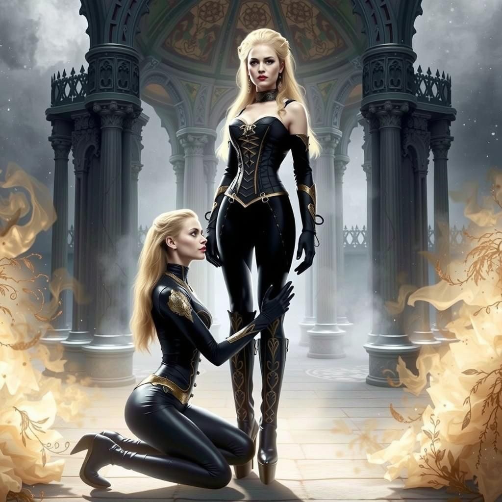 the Lady and her maid