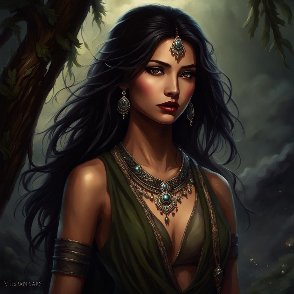 Vistani Dancer Character Profile in Fantasy Art