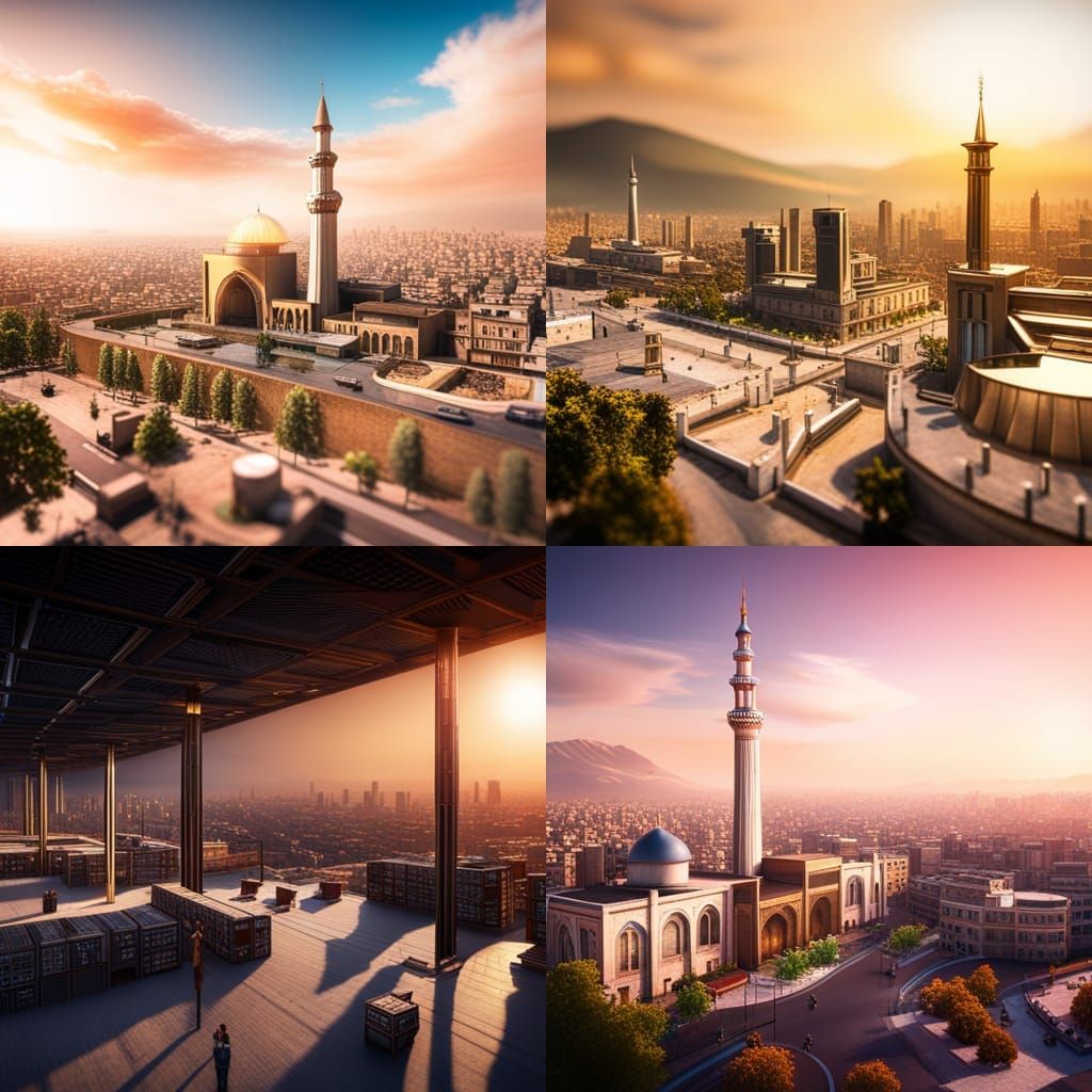 Tehran in 2074: A 3D Game Cinematic Vision
