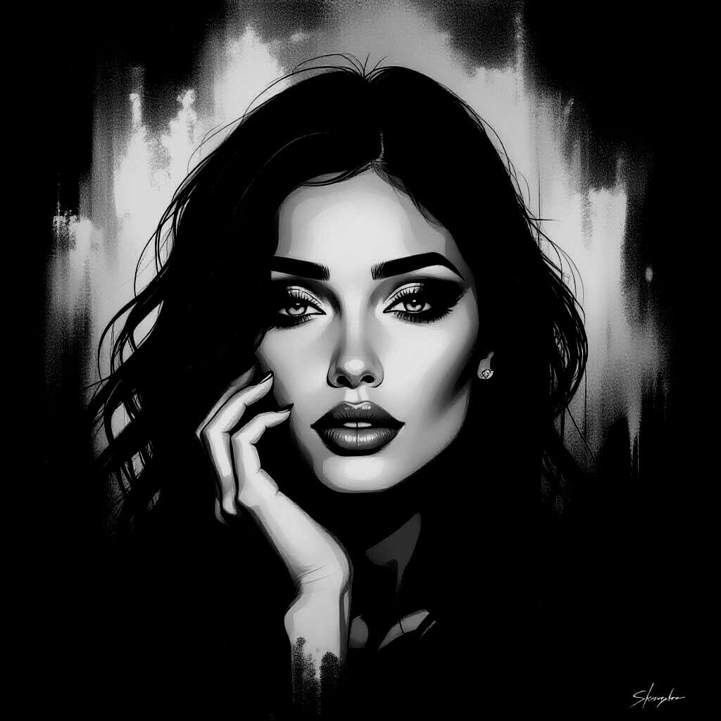 Stunning Black and White Art Capturing Emotion