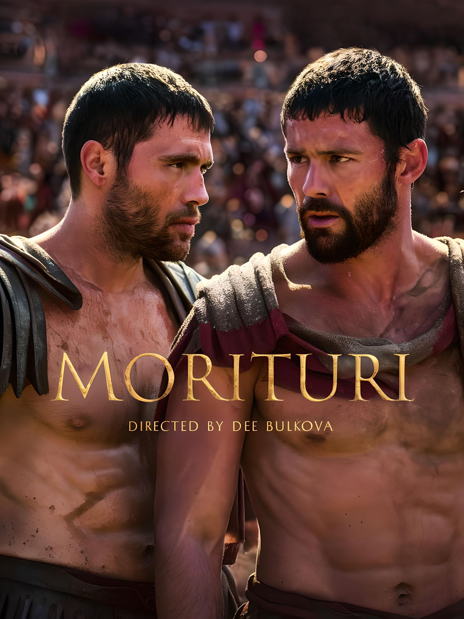 Gladiators Clash in Crowded Arena: Epic Movie Still