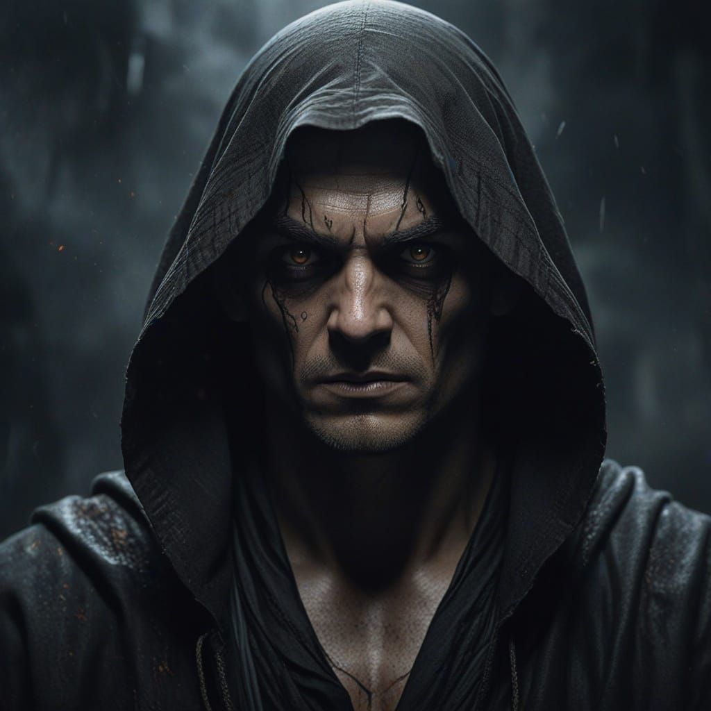 Dark Gothic Art of the Painter and Death