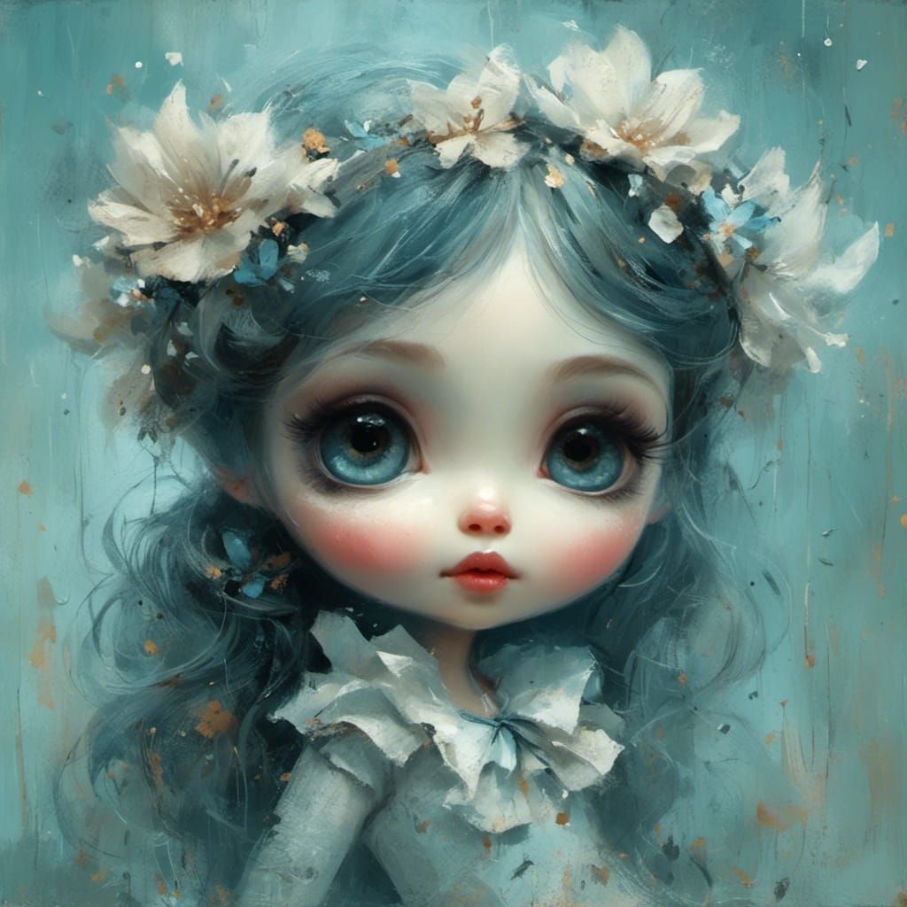 Elegant Portrait of Lilly Munster