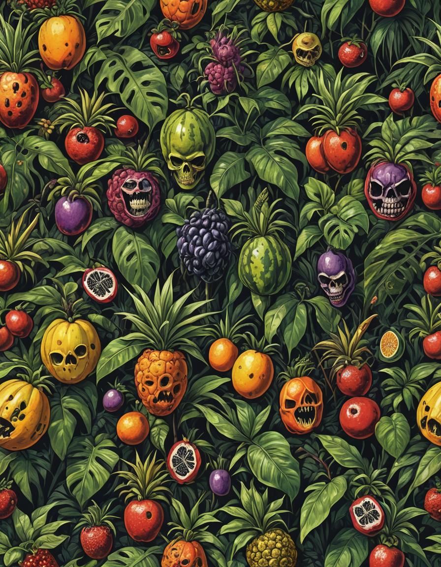 Sinister Tropical Horror Plants and Fruit