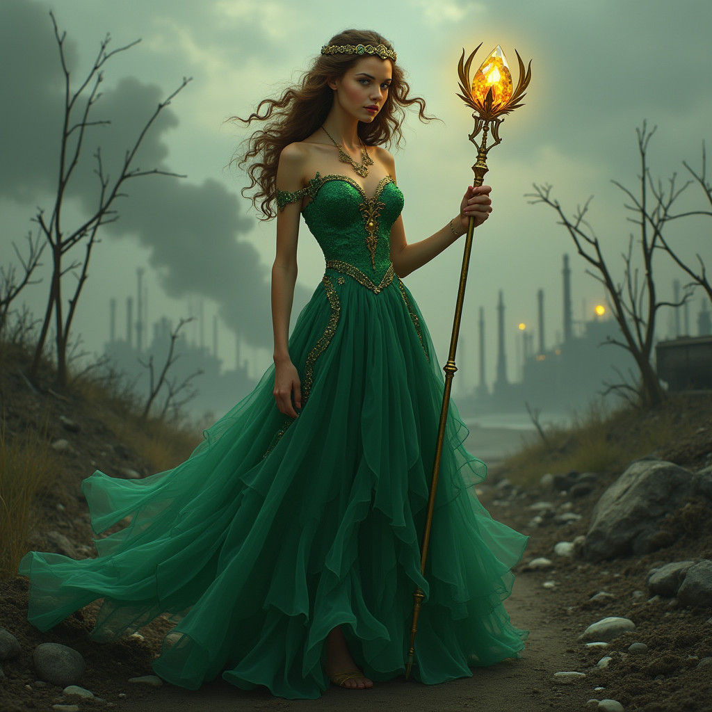 Emerald Princess in Polluted Wasteland: A Fight for Earth