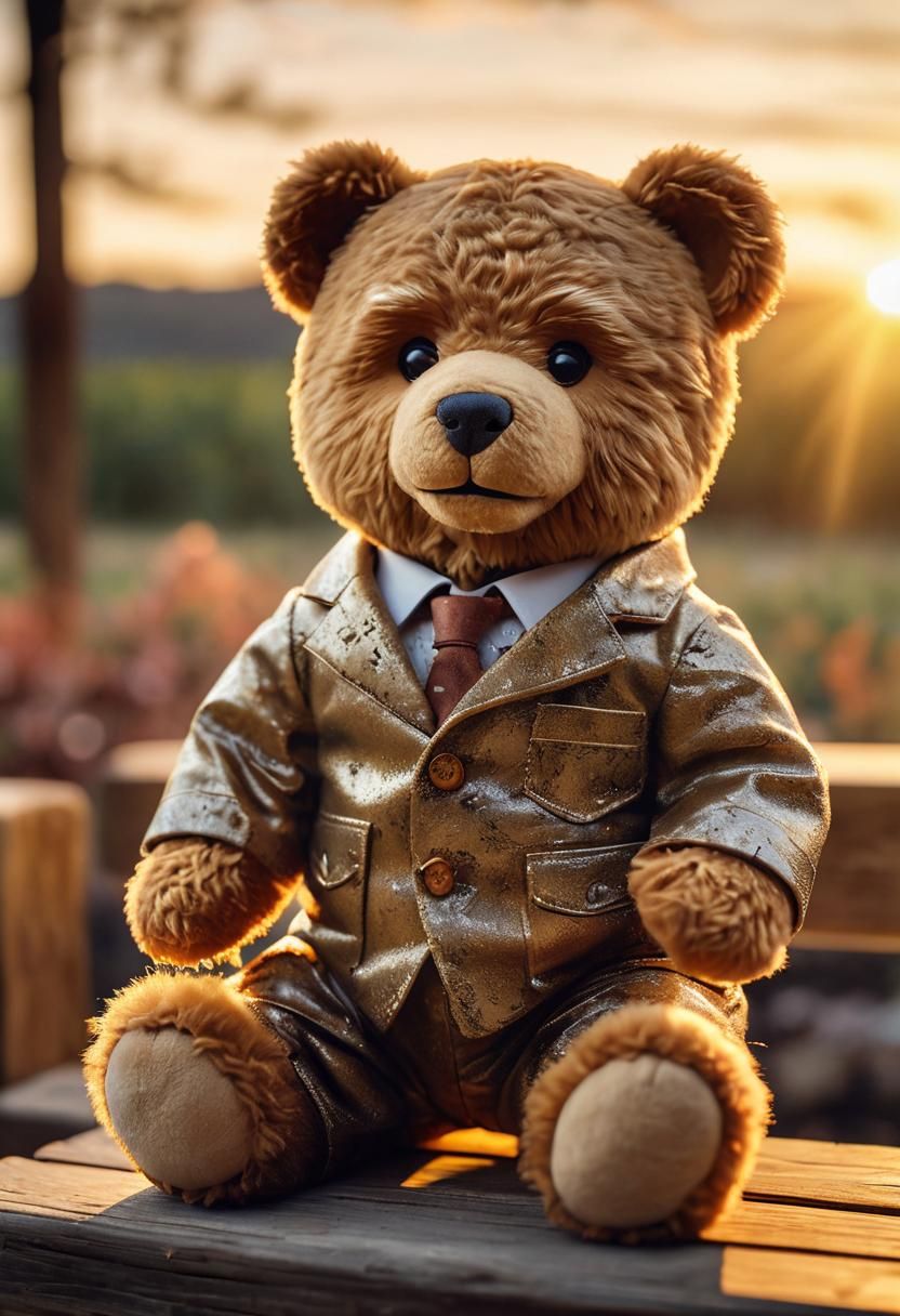 Theodore Roosevelt as a Cute Teddy Bear