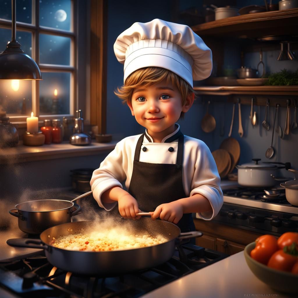 Young Chef, Dinner is soon ready