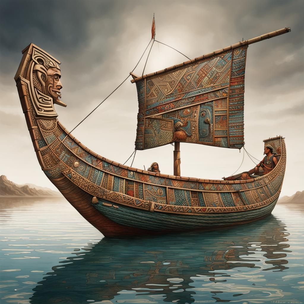 Aztec Fishing Boat in the Modern Era