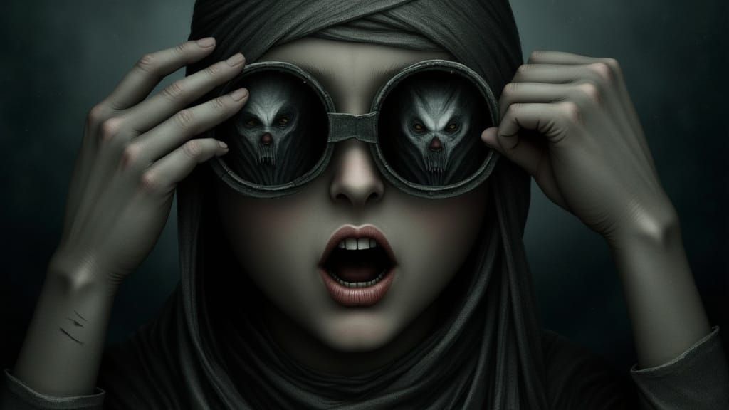 Eerie Glasses Reveal Terrifying Demons