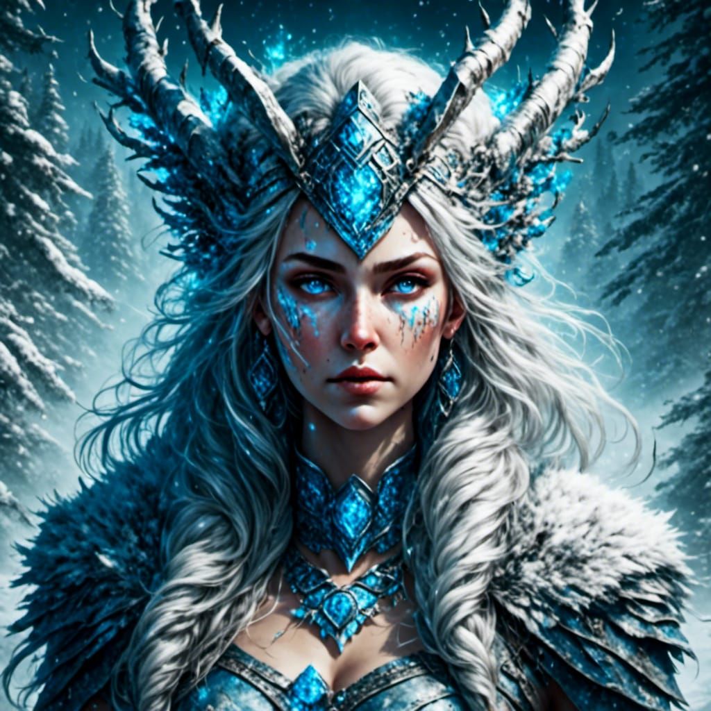 Skadi: Norse Goddess of Winter, 3D Game Art