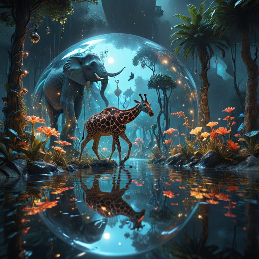 Giant Ants and Flying Elephants in a Mirror World