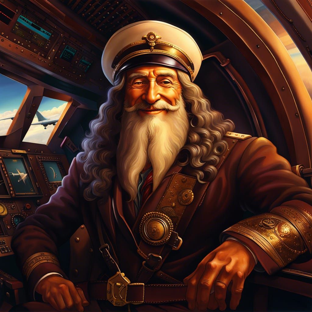 Leonardo Da Vinci is an airliner pilot