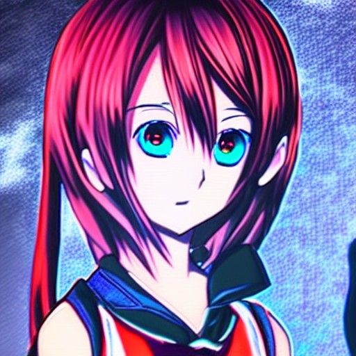 Anime Character Chalk Art in 4K