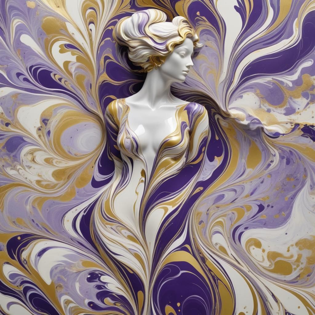 Liquid Ink and Marble