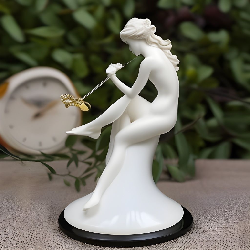 Handblown Glass Figurine of Galatea