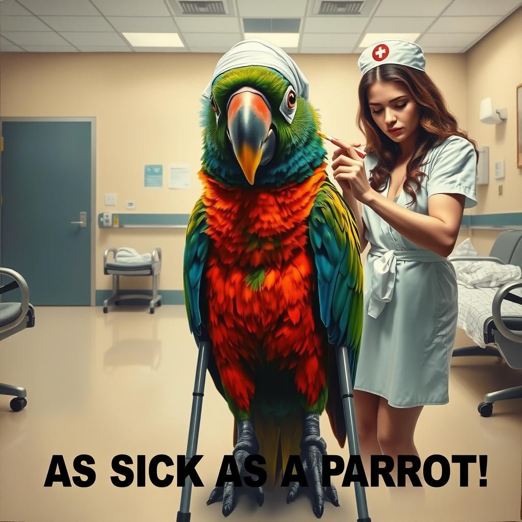 Wordplay - As sick as a parrot