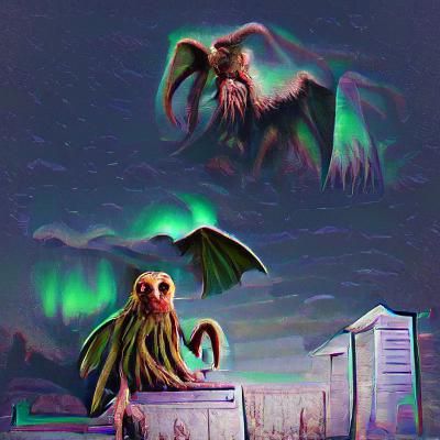 Cthulhu Pazuzu Hybrid Creature
