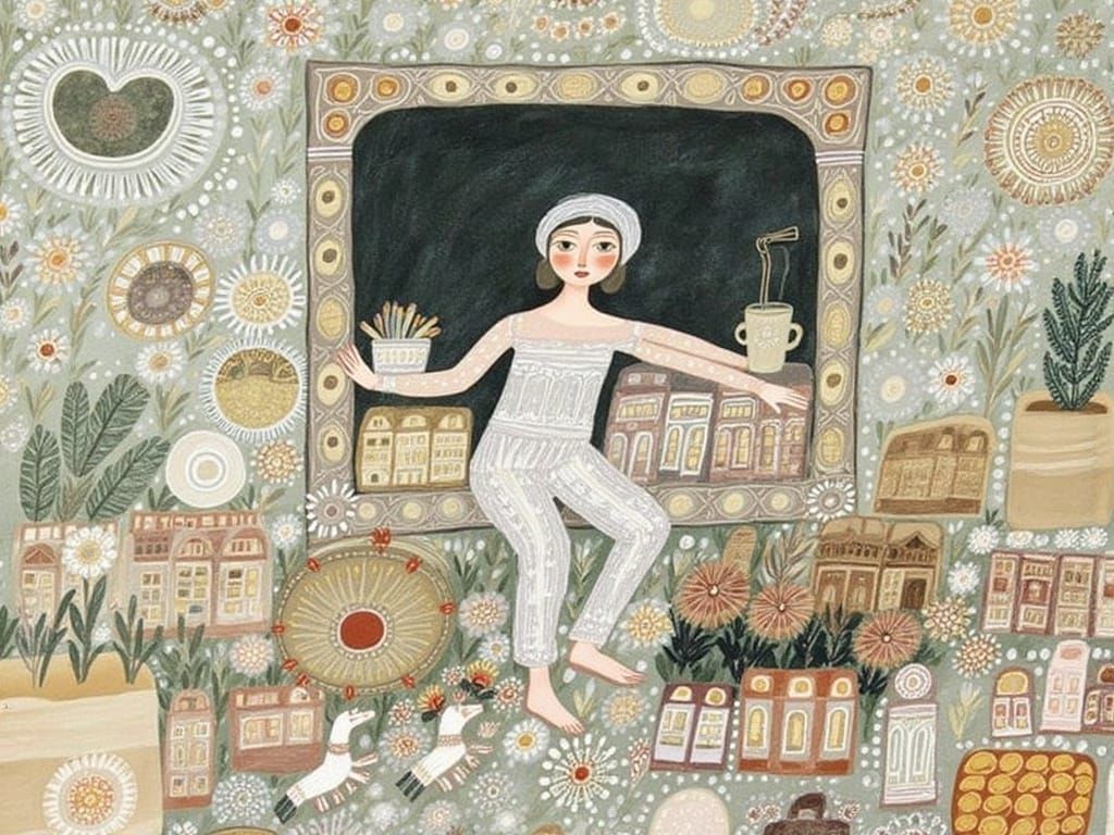 Whimsical Fairy Tale Cottage in Intricate Detail