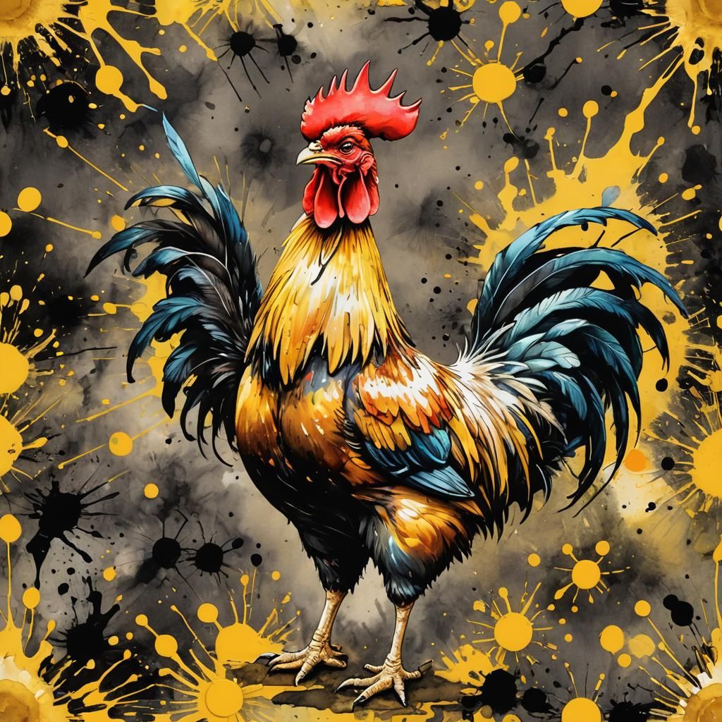 Happy Rooster