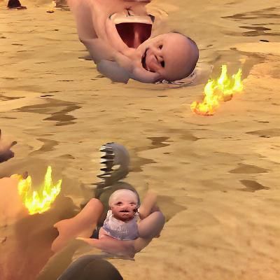 Baby Experiencing Joy