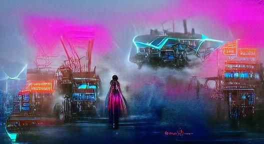 Emotions Transmutation: Steampunk Cyberpunk Concept Art