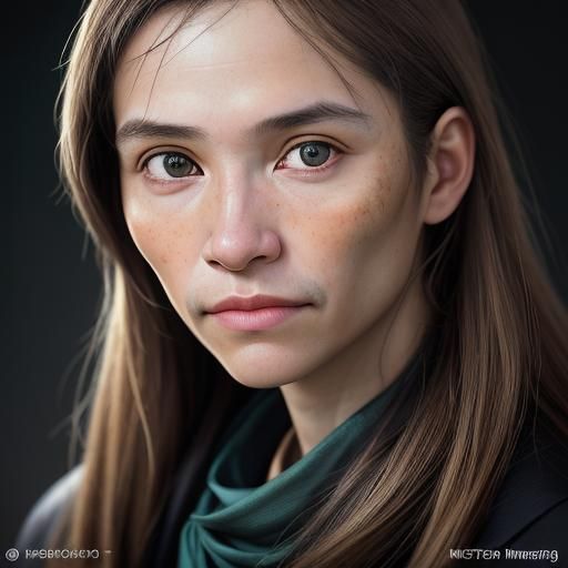 Contrasting Close-Up Portrait Reflects Modern Ethical Dilemm...