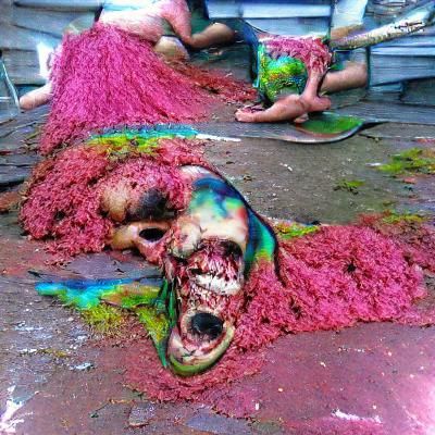 Disturbing AI-Generated Mutilated Corpse Image