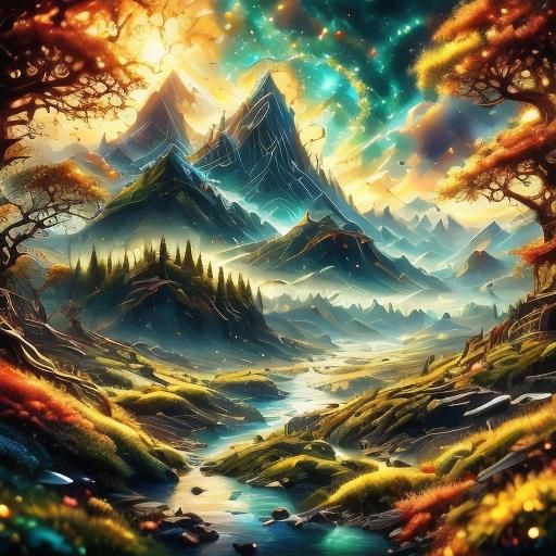 Incredible Fantasy Landscape in 8k Resolution