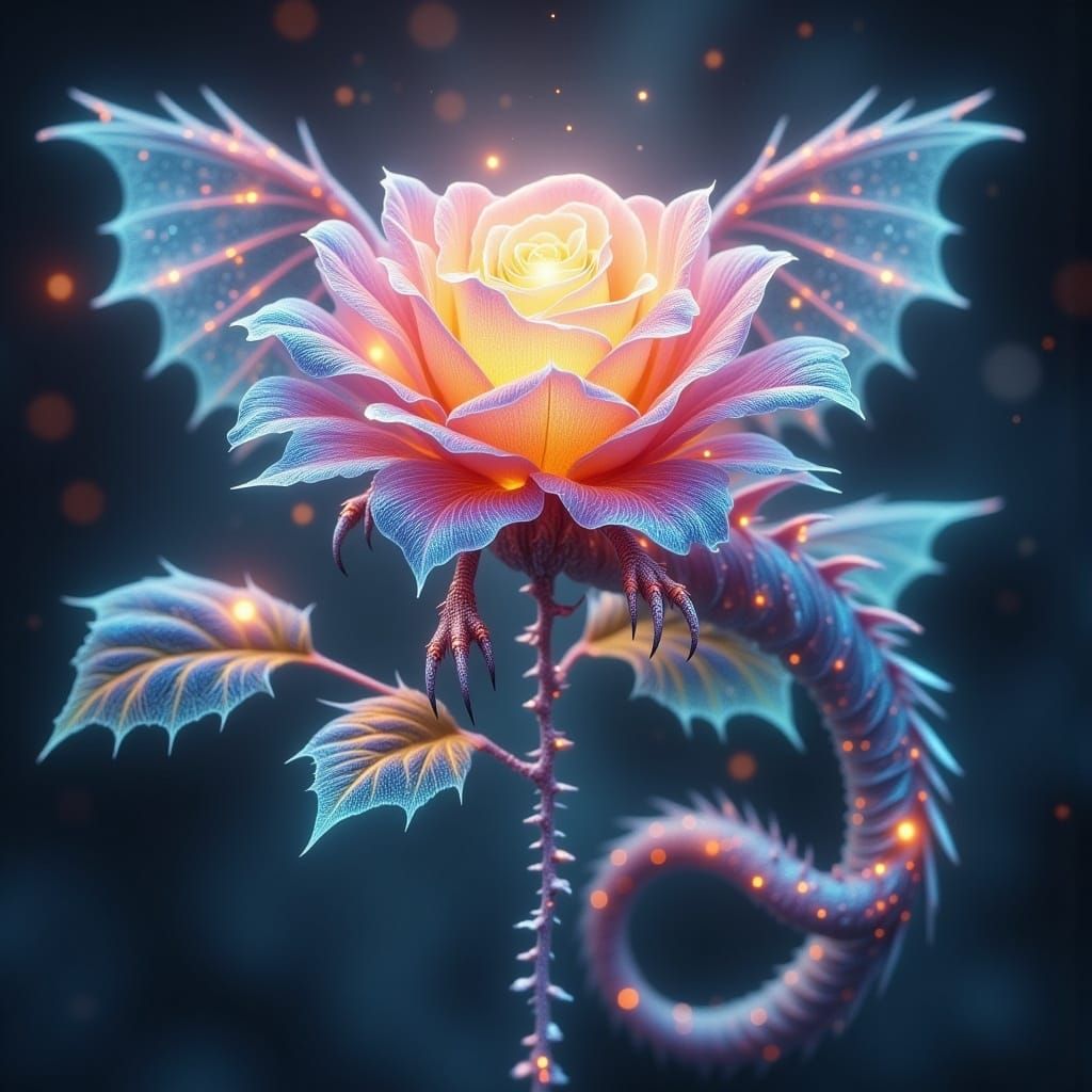 Hiding Behind a Rose