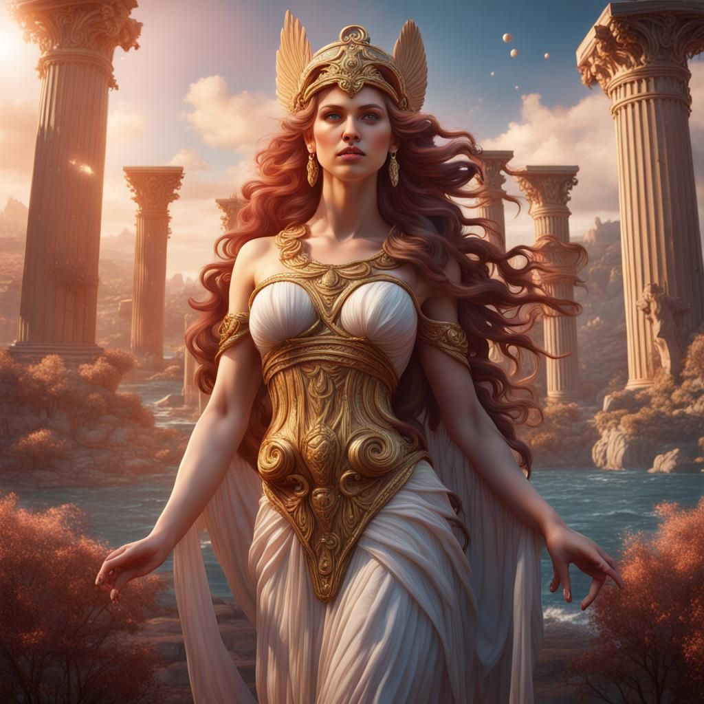Aphrodite Among Gods: Fantasy Concept Art
