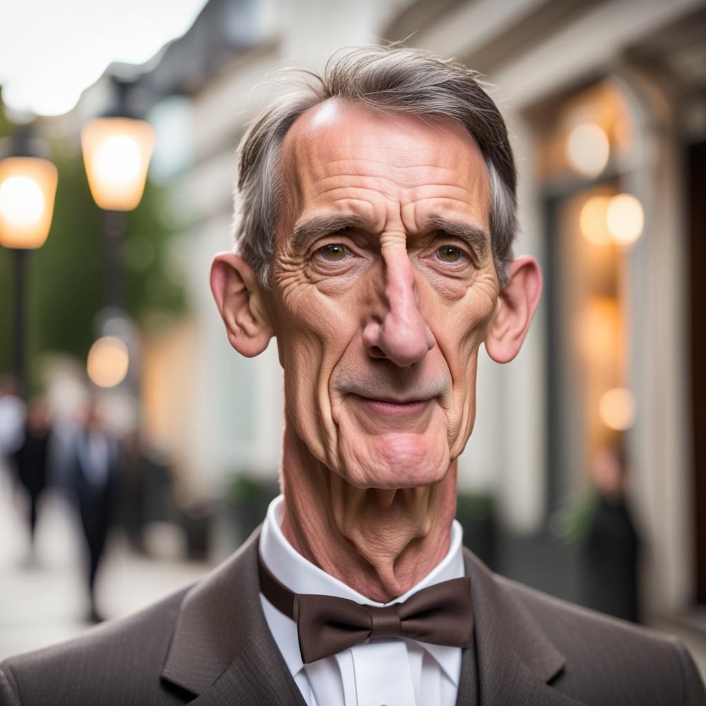 Elegant Portrait of an English Butler