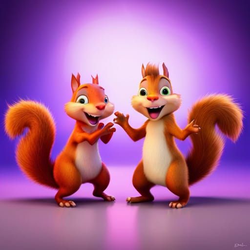 Dancing squirrels