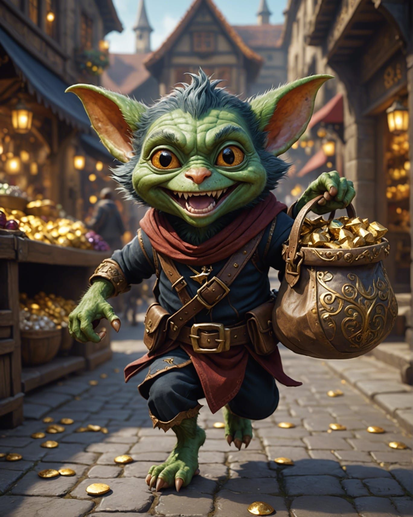 Gremlin Thief in Fantasy Marketplace