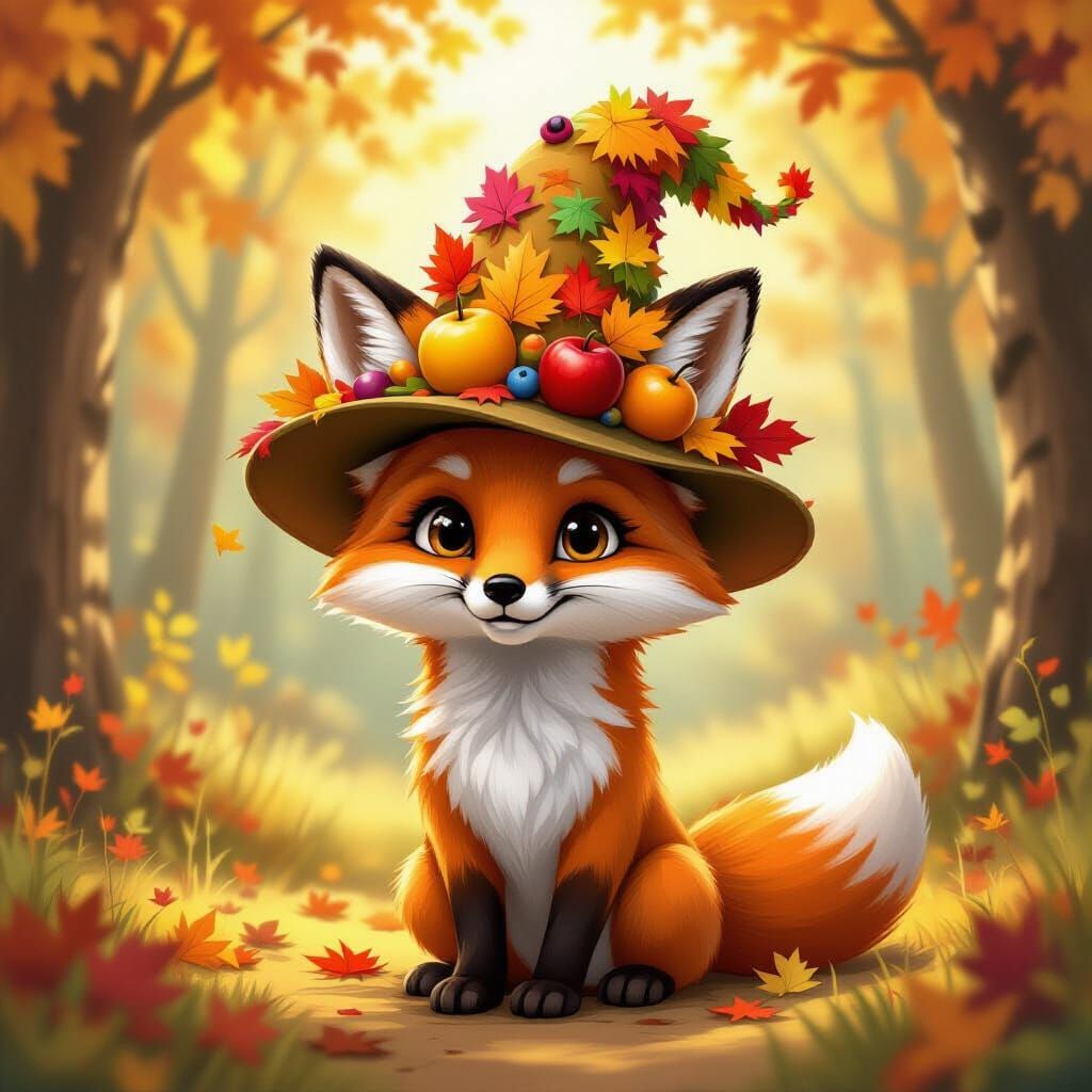 Fox in a Hat